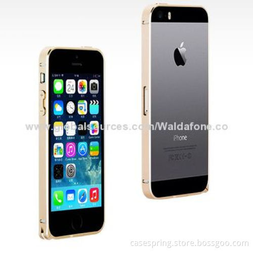 Ultra-thin Aluminum Alloy Bumper Cases for iPhone, Metal Bumper, Compact Design